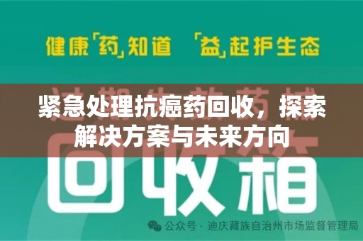 六安紧急处理抗癌药回收，探索解决方案与未来方向
