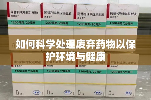六安如何科学处理废弃药物以保护环境与健康